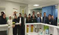 حضور فرمانده سپاه ناحیه نهاوند در بیمارستان آیت الله علیمرادیان نهاوند به مناسبت روز پرستار