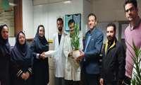 تقدیر حمید رضا سیف از پرسنل واحدهای رادیولوژی و سی تی اسکن