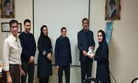 تقدیر از مددکار بیمارستان آیت الله علیمرادیان به گزارش روابط عمومی بیمارستان