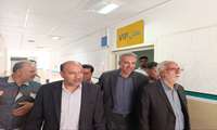 بازدید نماینده مردم نهاوند درمجلس شورای اسلامی ازبیمارستان 